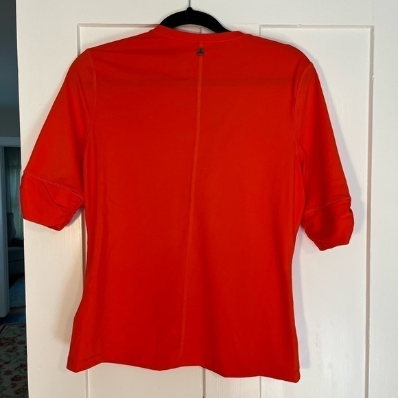 PrAna Sun Burst Orange 1/4 Zip Athletic Top Size Medium - Picture 5 of 8